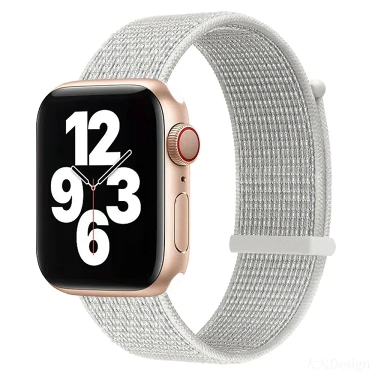 สายรัดนาฬิกาแบบเปลี่ยนได้สองส่วนแบบตีนตุ๊กแก สำหรับ Apple Watch Series, 7 41mm / 6&SE&5&4 40mm / 3&2&1 38mm, 7 45mm / 6&SE&5&4 44mm / 3&2&1 42mm