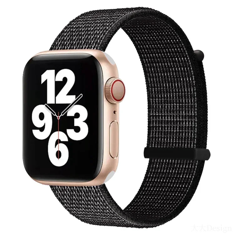 สายรัดนาฬิกาแบบเปลี่ยนได้สองส่วนแบบตีนตุ๊กแก สำหรับ Apple Watch Series, 7 41mm / 6&SE&5&4 40mm / 3&2&1 38mm, 7 45mm / 6&SE&5&4 44mm / 3&2&1 42mm