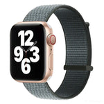 สายรัดนาฬิกาแบบเปลี่ยนได้สองส่วนแบบตีนตุ๊กแก สำหรับ Apple Watch Series, 7 41mm / 6&SE&5&4 40mm / 3&2&1 38mm, 7 45mm / 6&SE&5&4 44mm / 3&2&1 42mm