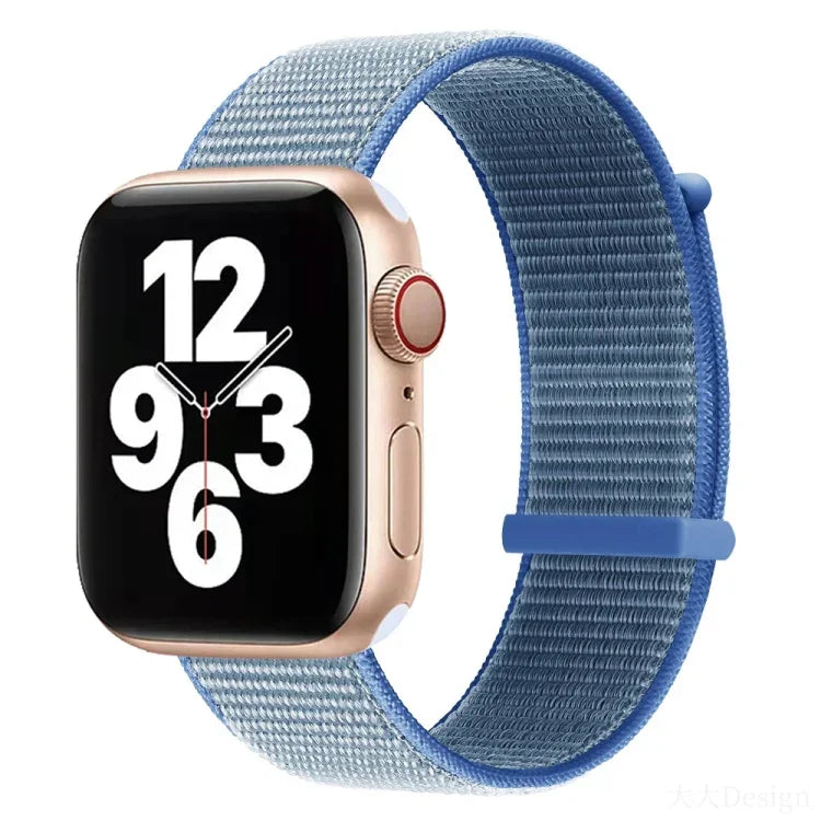 สายรัดนาฬิกาแบบเปลี่ยนได้สองส่วนแบบตีนตุ๊กแก สำหรับ Apple Watch Series, 7 41mm / 6&SE&5&4 40mm / 3&2&1 38mm, 7 45mm / 6&SE&5&4 44mm / 3&2&1 42mm