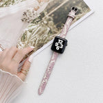 สายรัดข้อมือหนังชนเผ่าขนาดเล็กบาง สำหรับ Apple Watch Series, 7 41mm / 6&SE&5&4 40mm / 3&2&1 38mm, 7 45mm / 6&SE&5&4 44mm / 3&2&1 42mm