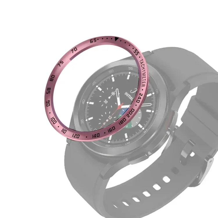 วงแหวนขอบเหล็กสำหรับนาฬิกาอัจฉริยะ รุ่น E สำหรับ Samsung Galaxy Watch4 Classic 42 มม. และ 46 มม.