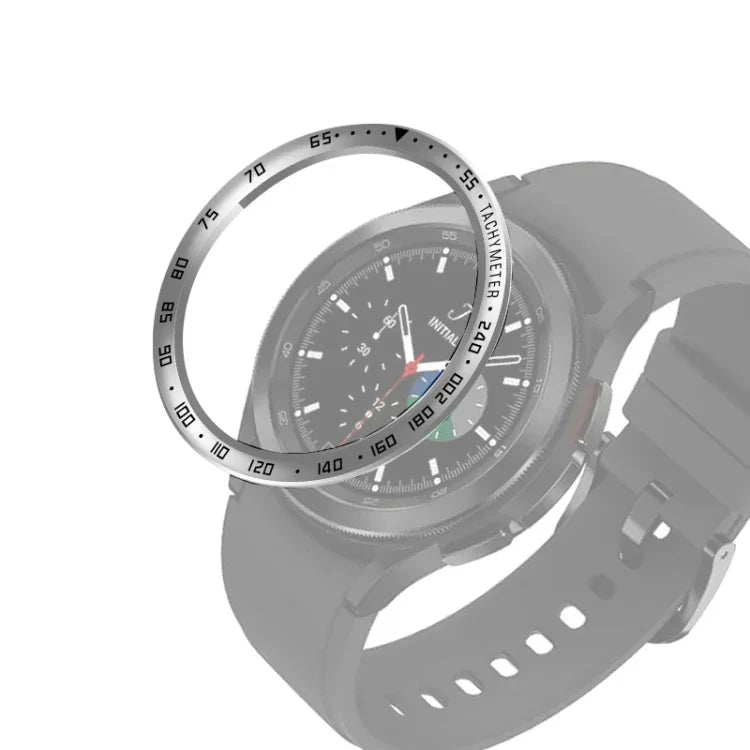 วงแหวนขอบเหล็กสำหรับนาฬิกาอัจฉริยะ รุ่น E สำหรับ Samsung Galaxy Watch4 Classic 42 มม. และ 46 มม.