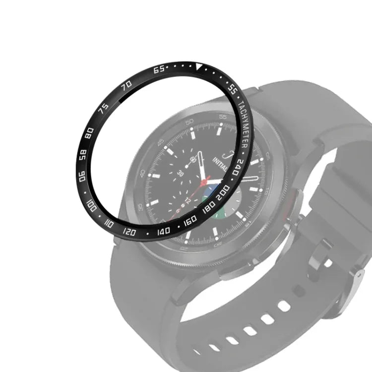 วงแหวนขอบเหล็กสำหรับนาฬิกาอัจฉริยะ รุ่น E สำหรับ Samsung Galaxy Watch4 Classic 42 มม. และ 46 มม.