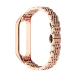 Seven-beads Stainless Steel Replacement Strap Watchband, For Xiaomi Mi Band 6 / 5, For Xiaomi Mi Band 4 / 3