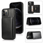 Shockproof PU + TPU Protective Case with Card Slots & Holder, For iPhone 13 mini, For iPhone 13, For iPhone 13 Pro, For iPhone 13 Pro Max