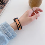 Universal Two-color Silicone Replacement Wristband, For Xiaomi Mi Band 4 / 3, For Xiaomi Mi Band 6 / 5