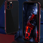 Aurora Series Lens Protector + Metal Frame Protective Case, For iPhone 13 Pro, For iPhone 13 Pro Max