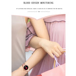 Z73 สายรัดข้อมืออัจฉริยะหน้าจอสัมผัสขนาด 1.09 นิ้ว รองรับการติดตามการนอน / การวัดอัตราการเต้นหัวใจ / ควบคุมด้วยเสียง / การแจ้งเตือนรอบเดือนสำหรับผู้หญิง