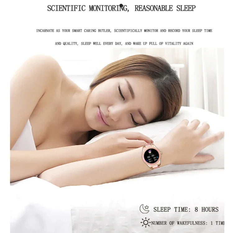 Z73 สายรัดข้อมืออัจฉริยะหน้าจอสัมผัสขนาด 1.09 นิ้ว รองรับการติดตามการนอน / การวัดอัตราการเต้นหัวใจ / ควบคุมด้วยเสียง / การแจ้งเตือนรอบเดือนสำหรับผู้หญิง