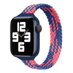 สายรัดนาฬิกาแบบถักไนลอนห่วงเดี่ยวขนาดเล็กสำหรับเอว สำหรับ Apple Watch Series, XS 130mm, XS 135mm, 7 41mm / 6&SE&5&4 40mm / 3&2&1 38mm