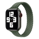 สายรัดนาฬิกาแบบถักไนลอนห่วงเดี่ยวขนาดเล็กสำหรับเอว สำหรับ Apple Watch Series, XS 130mm, XS 135mm, 7 41mm / 6&SE&5&4 40mm / 3&2&1 38mm