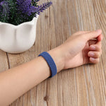 สายรัดนาฬิกาแบบถักไนลอนห่วงเดี่ยวขนาดเล็กสำหรับเอว สำหรับ Apple Watch Series, XS 130mm, XS 135mm, 7 41mm / 6&SE&5&4 40mm / 3&2&1 38mm