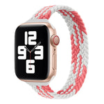 สายรัดนาฬิกาแบบถักไนลอนห่วงเดี่ยวขนาดเล็กสำหรับเอว สำหรับ Apple Watch Series, XS 130mm, XS 135mm, 7 41mm / 6&SE&5&4 40mm / 3&2&1 38mm