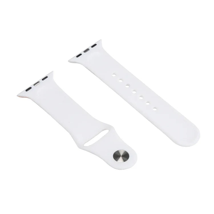 สายรัดนาฬิกาซิลิโคนแบบเปลี่ยนได้สีตัดกันซีรีส์ Morandi สำหรับ Apple Watch Series, 7 41mm / 6&SE&5&4 40mm / 3&2&1 38mm, 7 45mm / 6&SE&5&4 44mm / 3&2&1 42mm