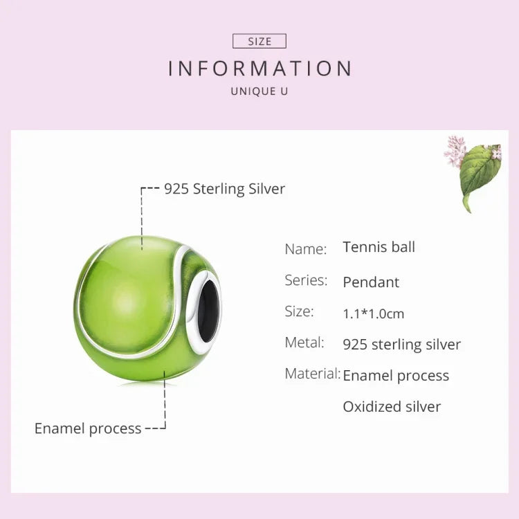 ลูกปัดเทนนิสสีเขียวเงินสเตอร์ลิง S925 สำหรับทำสร้อยข้อมือ สร้อยคอ อุปกรณ์เสริม, เทนนิสสีเขียว