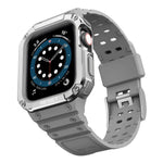 สายรัดนาฬิกาแบบซิลิโคนแบบบูรณาการสำหรับ Apple Watch Series, สำหรับ Apple Watch Series 9&8&7 45mm / SE&6&5&4 44mm / 3&2&1 42mm