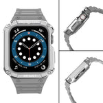 สายรัดนาฬิกาแบบซิลิโคนแบบบูรณาการสำหรับ Apple Watch Series, สำหรับ Apple Watch Series 9&8&7 45mm / SE&6&5&4 44mm / 3&2&1 42mm