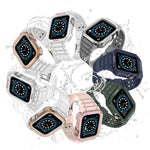 สายรัดนาฬิกาแบบซิลิโคนแบบบูรณาการสำหรับ Apple Watch Series, สำหรับ Apple Watch Series 9&8&7 45mm / SE&6&5&4 44mm / 3&2&1 42mm