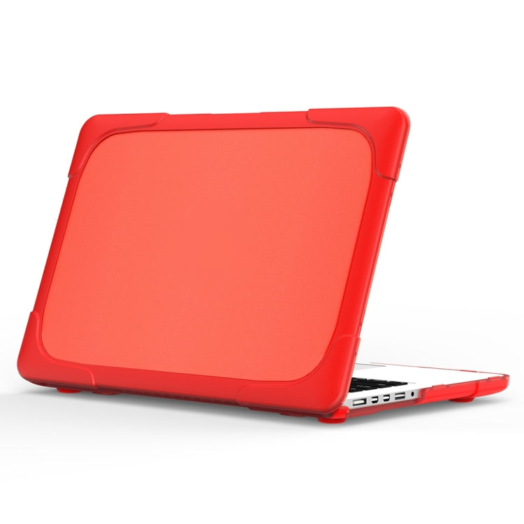 เคสป้องกันแล็ปท็อป TPU + PC สองสี สำหรับ MacBook Air 13.3 นิ้ว A1932 (2018), สำหรับ MacBook Pro 13.3 นิ้ว พร้อม Touch Bar (A2159 / A1989)