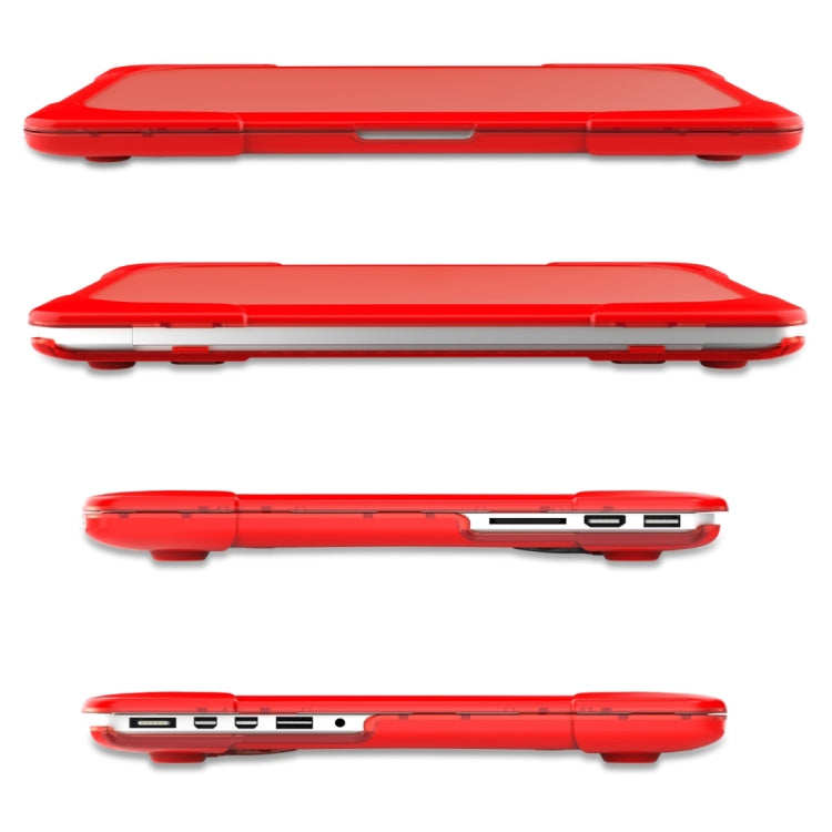 เคสป้องกันแล็ปท็อป TPU + PC สองสี สำหรับ MacBook Air 13.3 นิ้ว A1932 (2018), สำหรับ MacBook Pro 13.3 นิ้ว พร้อม Touch Bar (A2159 / A1989)