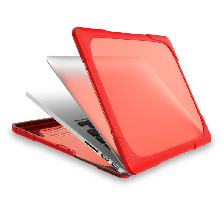 เคสป้องกันแล็ปท็อป TPU + PC สองสี สำหรับ MacBook Air 13.3 นิ้ว A1932 (2018), สำหรับ MacBook Pro 13.3 นิ้ว พร้อม Touch Bar (A2159 / A1989)