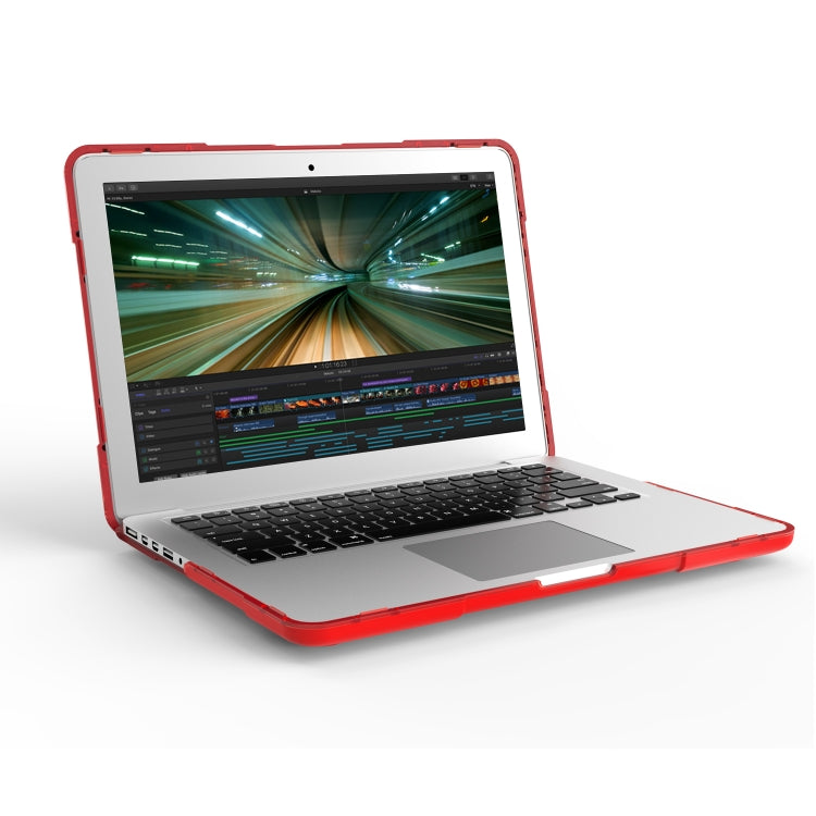 เคสป้องกันแล็ปท็อป TPU + PC สองสี สำหรับ MacBook Air 13.3 นิ้ว A1932 (2018), สำหรับ MacBook Pro 13.3 นิ้ว พร้อม Touch Bar (A2159 / A1989)