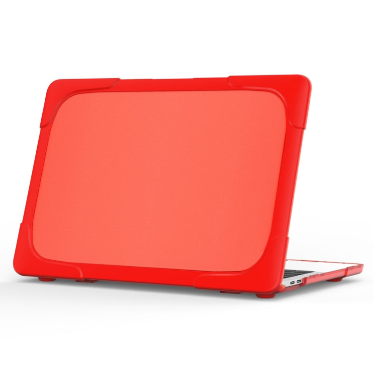 เคสป้องกันแล็ปท็อป TPU + PC สองสี สำหรับ MacBook Air 13.3 นิ้ว A1932 (2018), สำหรับ MacBook Pro 13.3 นิ้ว พร้อม Touch Bar (A2159 / A1989)
