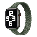 สายรัดนาฬิกาไนลอนถักแบบห่วงเดี่ยวสำหรับเอวเล็กสำหรับ Apple Watch Series 7 41mm / 6&SE&5&4 40mm / 3&2&1 38mm, S 135mm, M 145mm, L 155mm