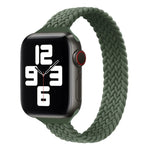 สายรัดนาฬิกาไนลอนถักแบบห่วงเดี่ยวสำหรับเอวเล็กสำหรับ Apple Watch Series 7 45mm / 6&SE&5&4 44mm / 3&2&1 42mm, S 145mm, M 155mm, L 165mm