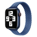 สายรัดนาฬิกาไนลอนถักแบบห่วงเดี่ยวสำหรับเอวเล็กสำหรับ Apple Watch Series 7 45mm / 6&SE&5&4 44mm / 3&2&1 42mm, S 145mm, M 155mm, L 165mm