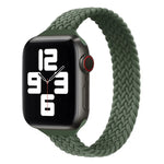 สายรัดนาฬิกาไนลอนถักแบบห่วงเดี่ยวสำหรับเอวเล็กสำหรับ Apple Watch Series 7 45mm / 6&SE&5&4 44mm / 3&2&1 42mm, S 145mm, M 155mm, L 165mm