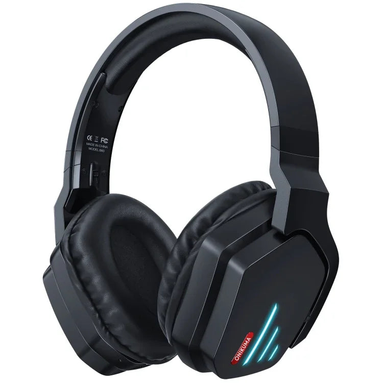 หูฟังเกมมิ่งไร้สายบลูทูธ ONIKUMA B60 Bluetooth 5.0 ปรับเบสหนัก พร้อมไมโครโฟน
