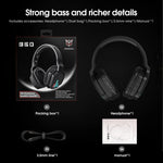 หูฟังเกมมิ่งไร้สายบลูทูธ ONIKUMA B60 Bluetooth 5.0 ปรับเบสหนัก พร้อมไมโครโฟน