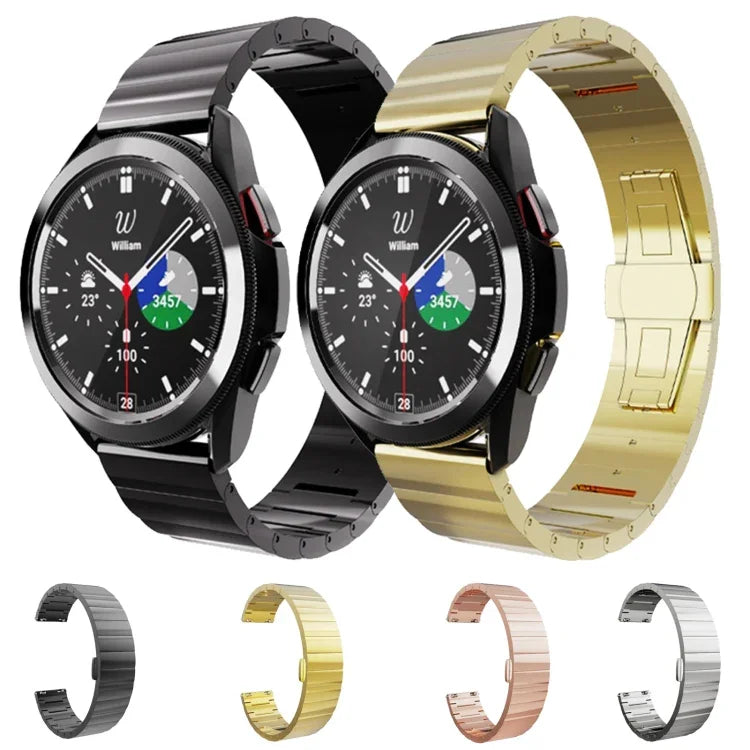 Steel Replacement Strap Watchband, For Samsung Galaxy Watch4 Classic 42mm/46mm