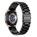 สายรัดนาฬิกาแบบหัวแบนสามเม็ดสแตนเลสสำหรับเปลี่ยน สำหรับ Samsung Galaxy Watch4 40 มม./44 มม. สำหรับ Samsung Galaxy Watch4 Classic 42 มม./46 มม.