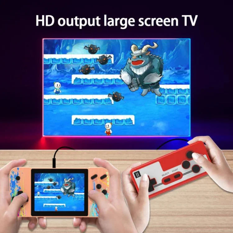 เครื่องเล่นเกมพกพาหน้าจอ 3.5 นิ้ว G3 Macaron มีเกมในตัว 800 เกม ผู้เล่นคนเดียว / สีชมพู, ผู้เล่นคนเดียว / สีเทา, ผู้เล่นคนเดียว / สีเขียว, ผู้เล่นคนเดียว / สีน้ำเงิน