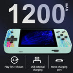 เครื่องเล่นเกมพกพาหน้าจอ 3.5 นิ้ว G3 Macaron สำหรับผู้เล่นสองคน มีเกมในตัว 800 เกม ผู้เล่นสองคน / สีชมพู, ผู้เล่นสองคน / สีเทา, ผู้เล่นสองคน / สีเขียว, ผู้เล่นสองคน / สีน้ำเงิน