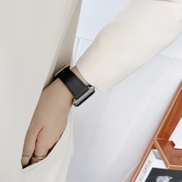 สายรัดนาฬิกาหนังแบบหัวเข็มขัดคลาสสิกสำหรับ Apple Watch Series, 7 41mm / 6&SE&5&4 40mm / 3&2&1 38mm, 7 45mm / 6&SE&5&4 44mm / 3&2&1 42mm
