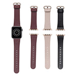 สายรัดนาฬิกาหนังแบบหัวเข็มขัดคลาสสิกสำหรับ Apple Watch Series, 7 41mm / 6&SE&5&4 40mm / 3&2&1 38mm, 7 45mm / 6&SE&5&4 44mm / 3&2&1 42mm