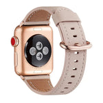 สายรัดนาฬิกาหนังแบบหัวเข็มขัดคลาสสิกสำหรับ Apple Watch Series, 7 41mm / 6&SE&5&4 40mm / 3&2&1 38mm, 7 45mm / 6&SE&5&4 44mm / 3&2&1 42mm
