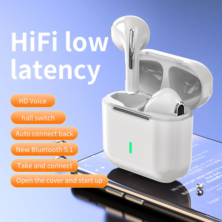 HXSJ Air-S4 หูฟังสเตอริโอไร้สายแท้ Bluetooth 5.1 HiFi พร้อมกล่องชาร์จ