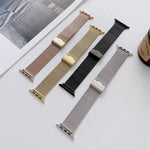 สายรัดนาฬิกาเหล็กตรงแบบหัวเข็มขัดรูปตัววีสำหรับ Apple Watch Series, 7 41mm / 6&SE&5&4 40mm / 3&2&1 38mm, 7 45mm / 6&SE&5&4 44mm / 3&2&1 42mm
