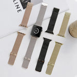 สายรัดนาฬิกาเหล็กตรงแบบหัวเข็มขัดรูปตัววีสำหรับ Apple Watch Series, 7 41mm / 6&SE&5&4 40mm / 3&2&1 38mm, 7 45mm / 6&SE&5&4 44mm / 3&2&1 42mm