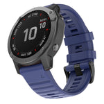 For Garmin Fenix 6 22mm Silicone Smart Watch Replacement Strap Wristband