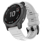 For Garmin Fenix 6X 26mm Silicone Smart Watch Replacement Strap Wristband
