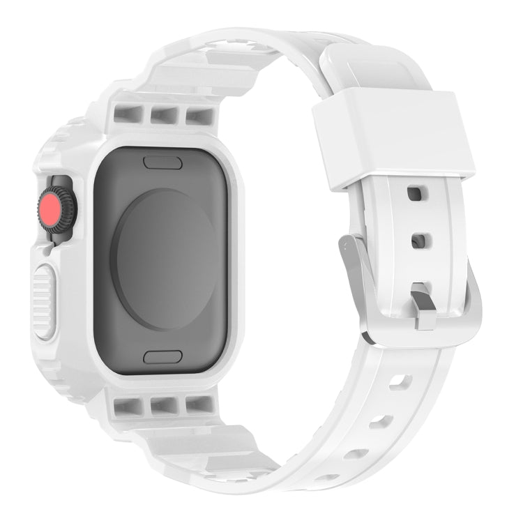 สายเปลี่ยนแบบบูรณาการ TPU ใส Glacier สำหรับ Apple Watch Series 7 45mm, สำหรับ Apple Watch Series 7 41mm