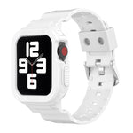 สายเปลี่ยนแบบบูรณาการ TPU ใส Glacier สำหรับ Apple Watch Series 7 45mm, สำหรับ Apple Watch Series 7 41mm