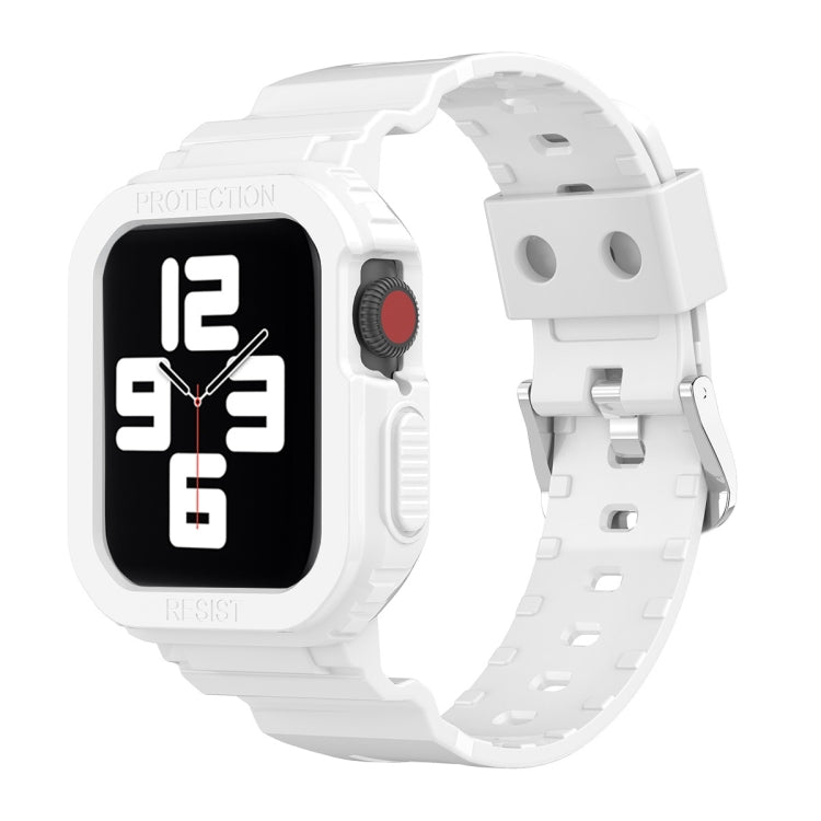 สายเปลี่ยนแบบบูรณาการ TPU ใส Glacier สำหรับ Apple Watch Series 7 45mm, สำหรับ Apple Watch Series 7 41mm
