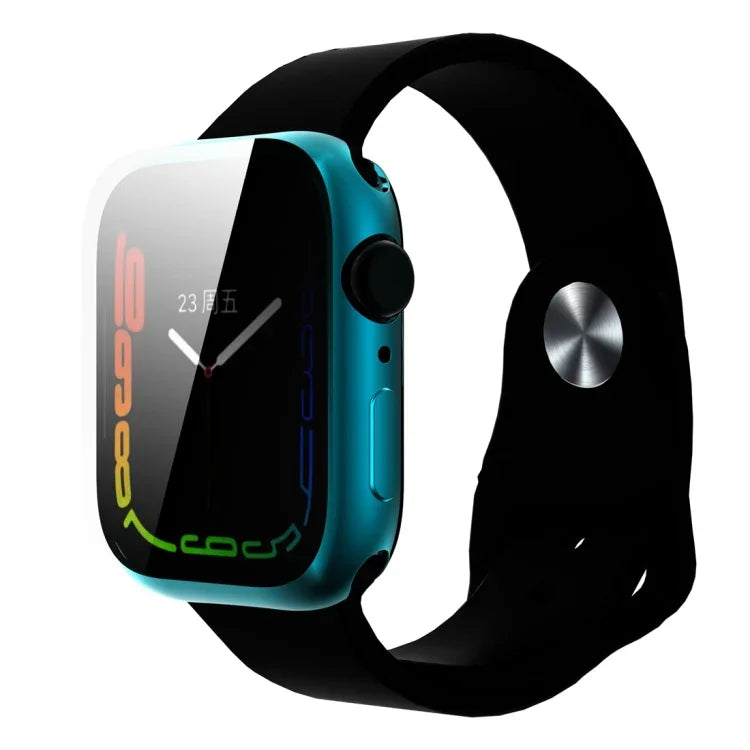 เคสป้องกันแบบชุบไฟฟ้าครอบคลุม TPU กันกระแทก สำหรับ Apple Watch Series 9 / 8 / 7 41mm, สำหรับ Apple Watch Series 9 / 8 / 7 45mm